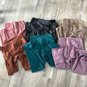 Random legging assortment size medium yellow mustard